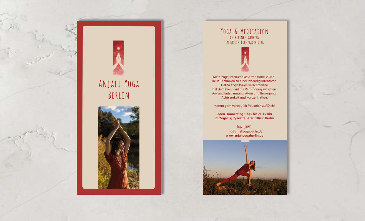 Anja Braun - Anjali Yoga Berlin - Flyer